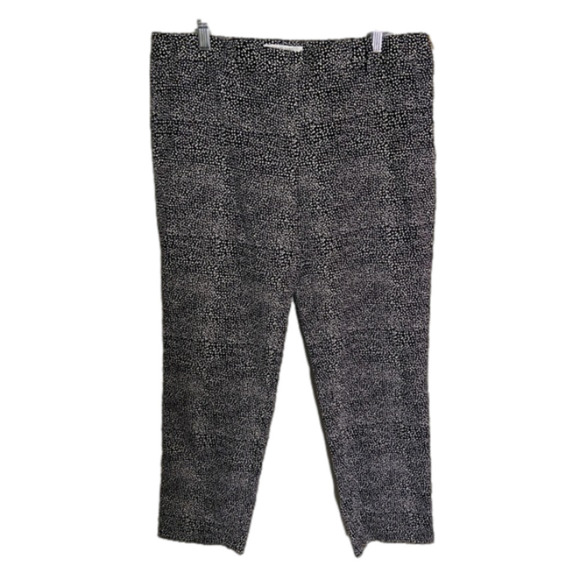 GERARD Darel Paris Side Zip Printed Career Trouser Pants French Size 44 - Picture 1 of 7